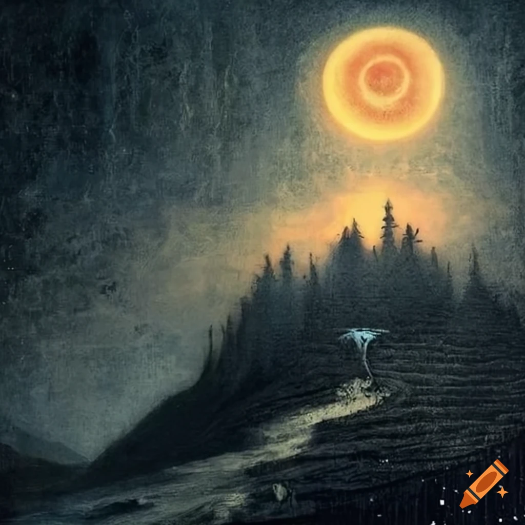 Dynamic space opera illustration of interstellar communication