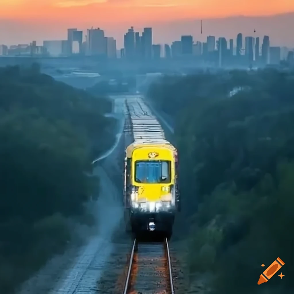Brightline train in Texas