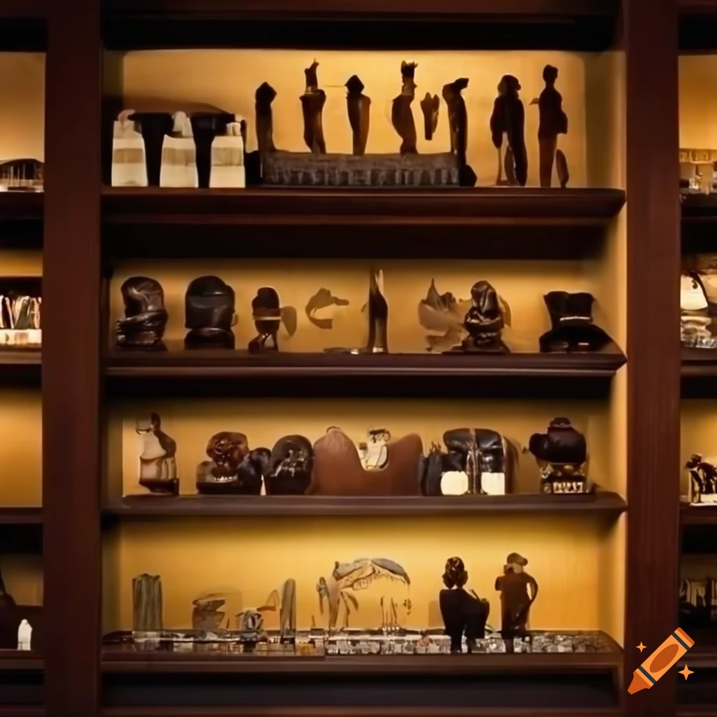 Commercial display furniture showcasing modern design on Craiyon