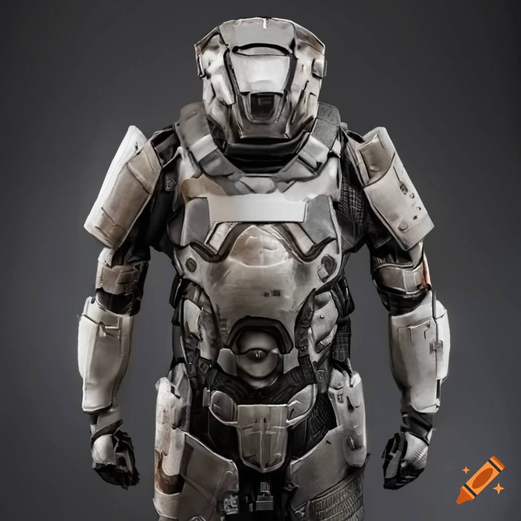 Sci-fi full body armor on Craiyon
