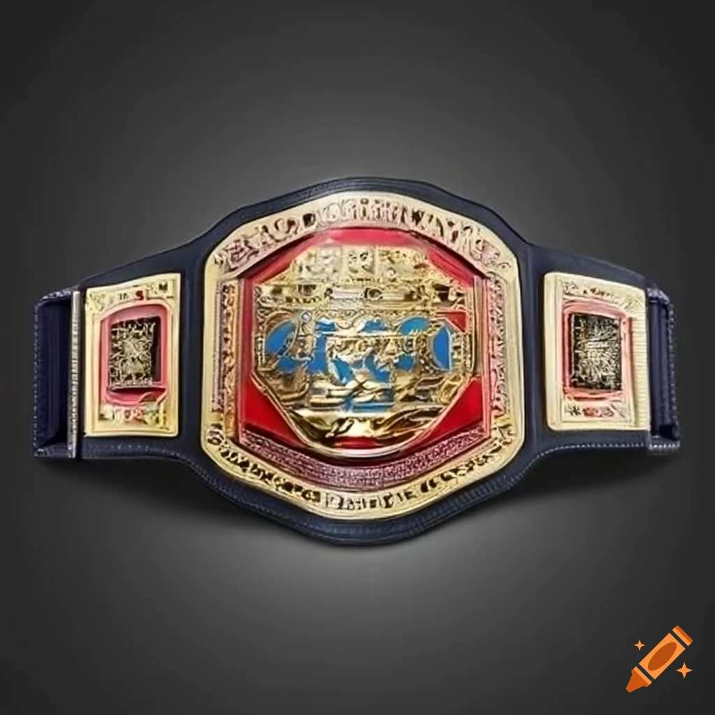 World wrestling championship belt