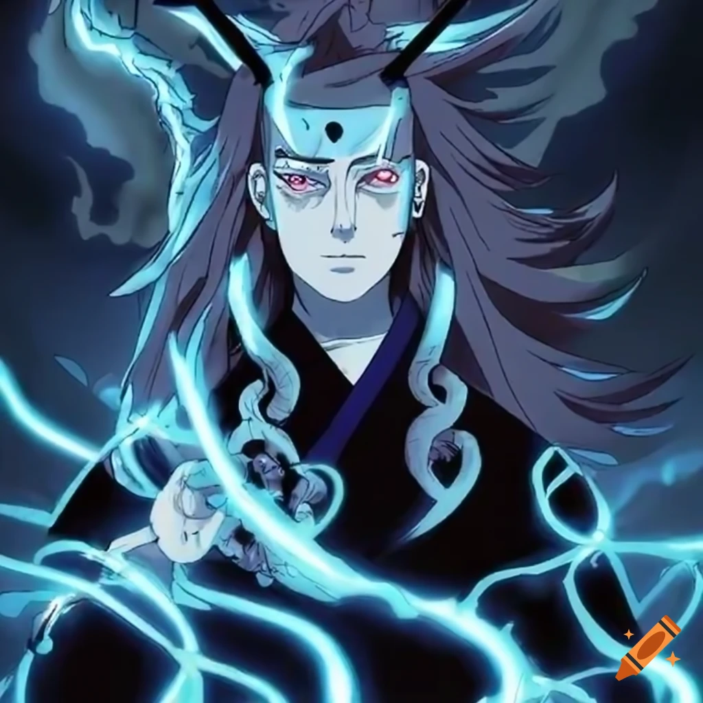 Hagoromo Otsutsuki, Sage of Six Paths, launching an attack on Craiyon