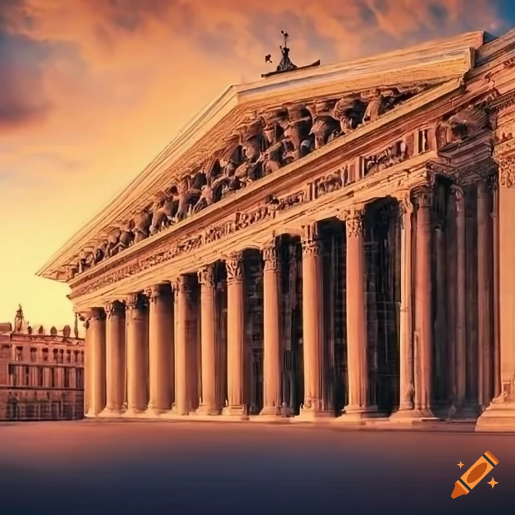 Stunning architecture of the Library of Alexandria for a desktop wallpaper