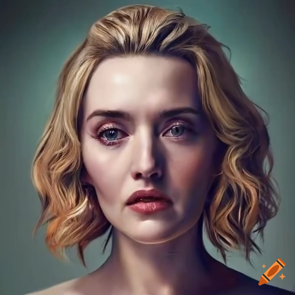Visual effect art of face exchange between Kate Winslet and Kaitlyn Dever