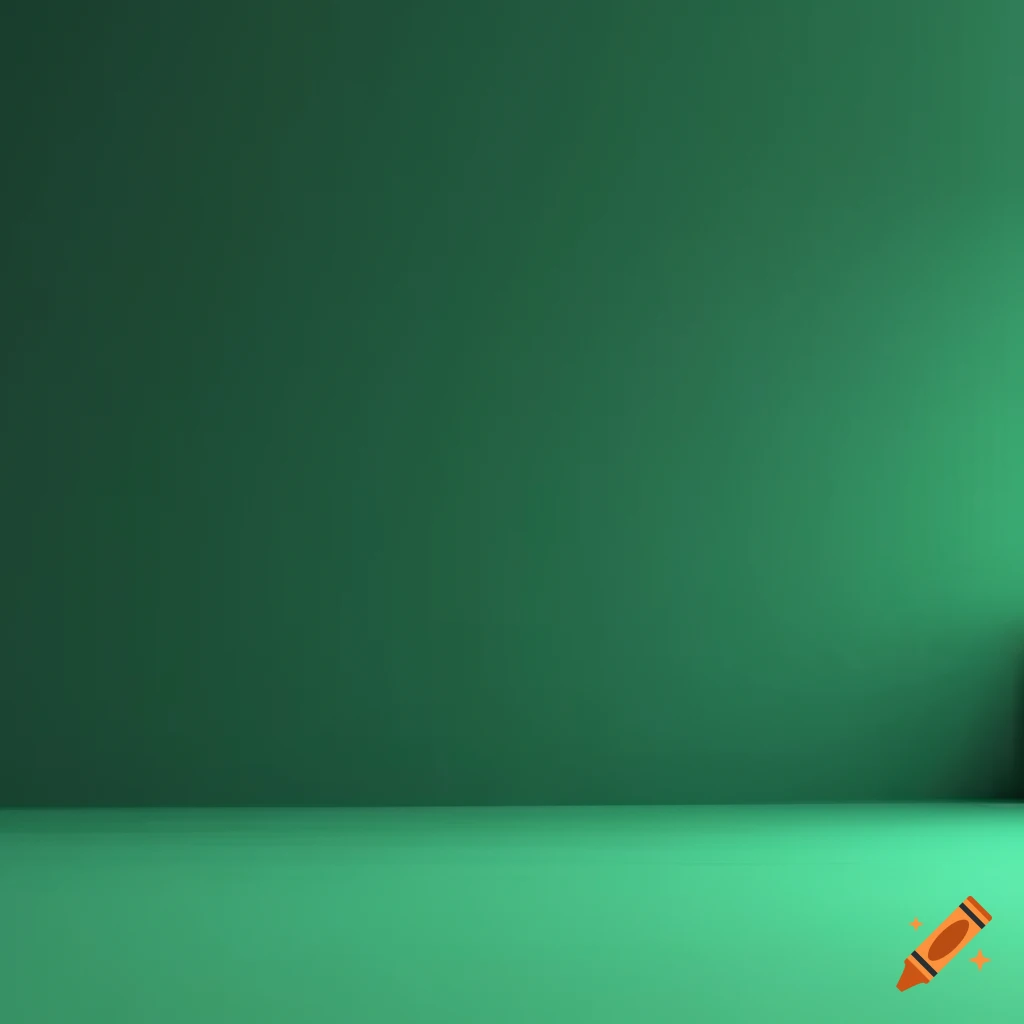 Empty room inspired by Ricardo Bofill, retrofuturism and light green colors