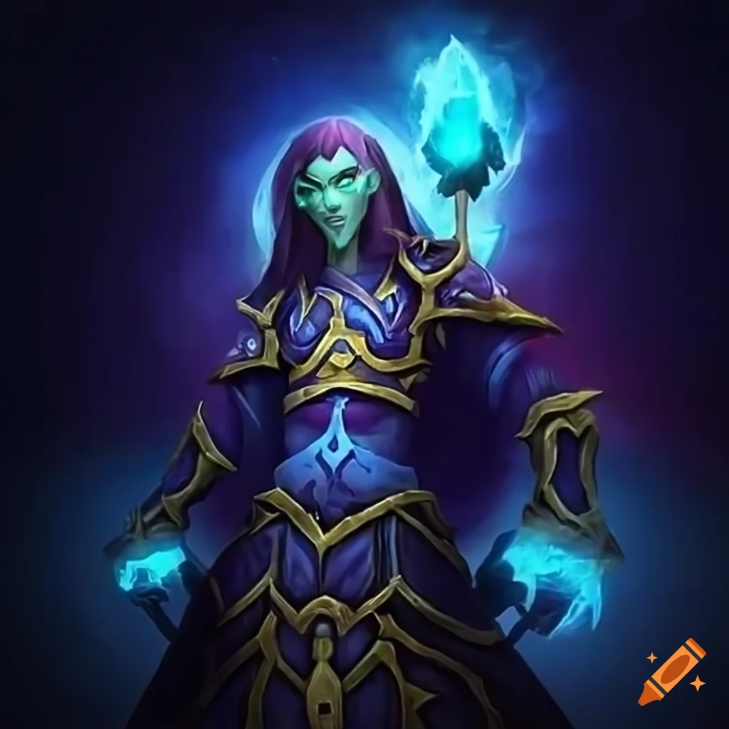 World of Warcraft mage character