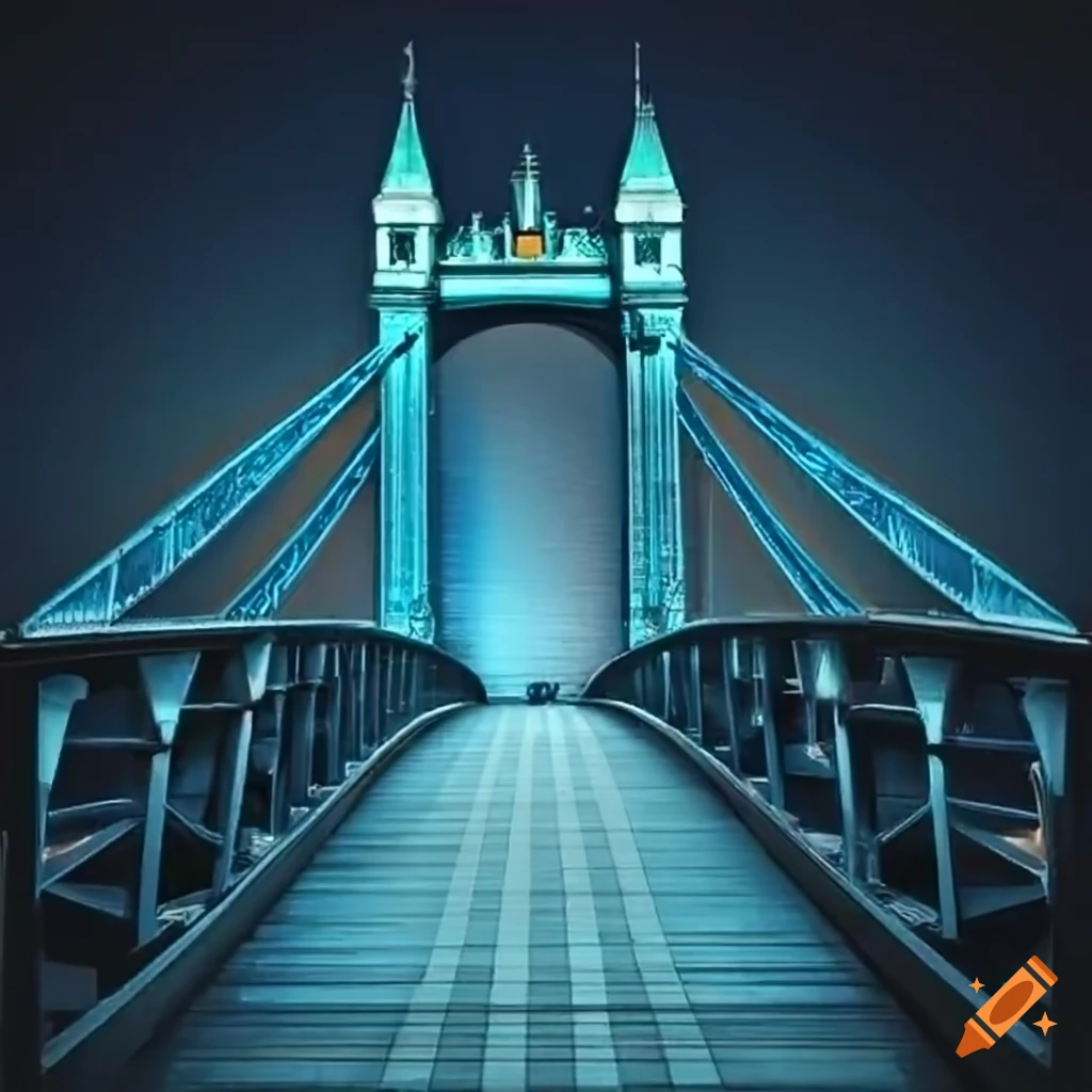 Bridge leading to a tower