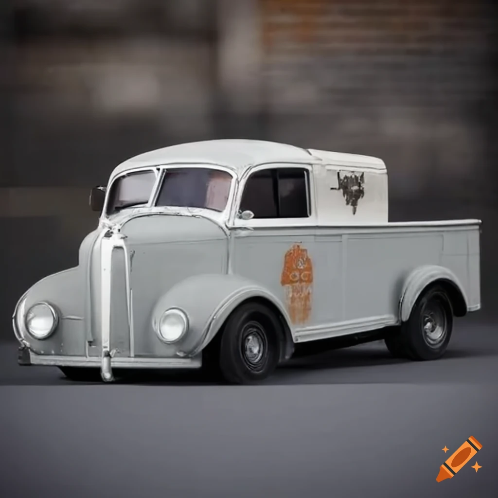 Vintage Divco milk truck converted into a rad rod