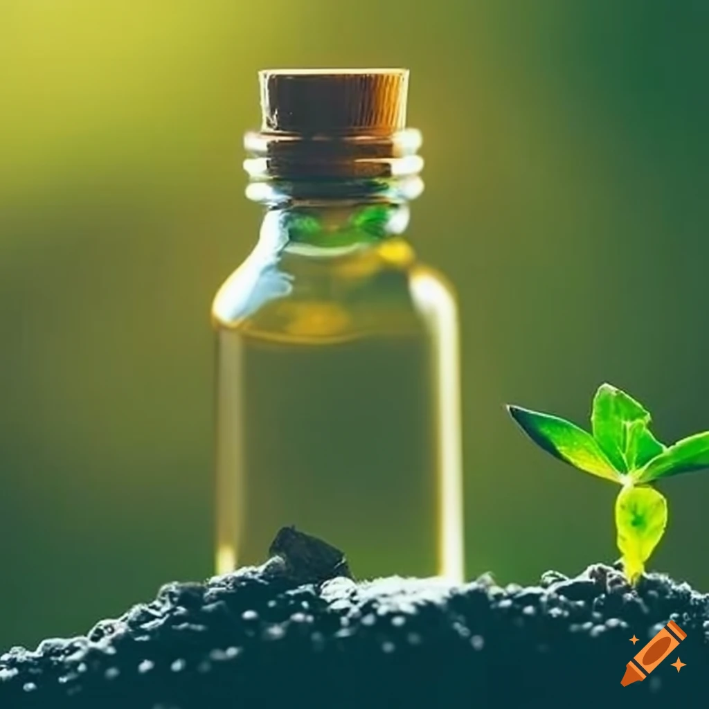 Organic essential oils used as natural fertilizer for plants