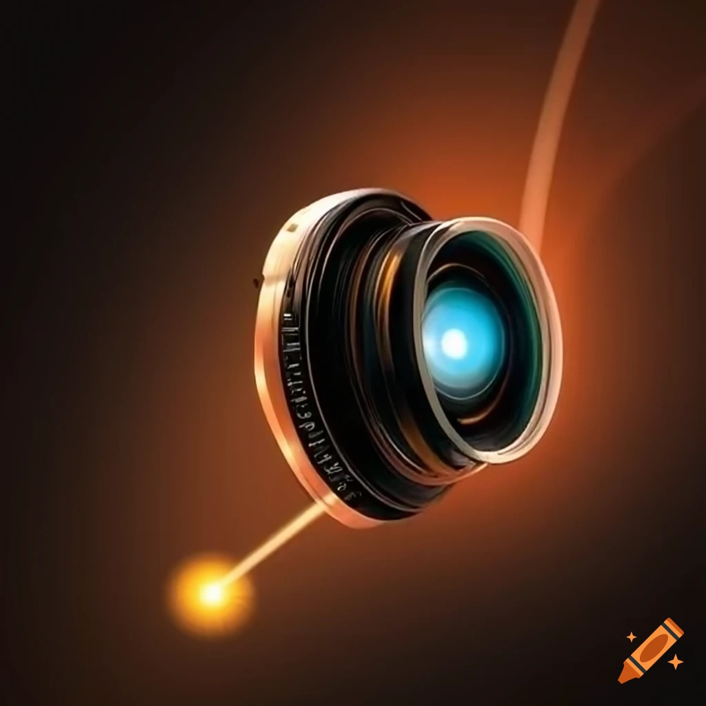 Illustration for optics in physics course on Craiyon