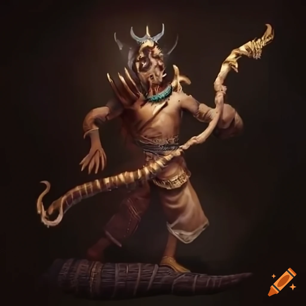 Rastafarian person playing with a dragon staff