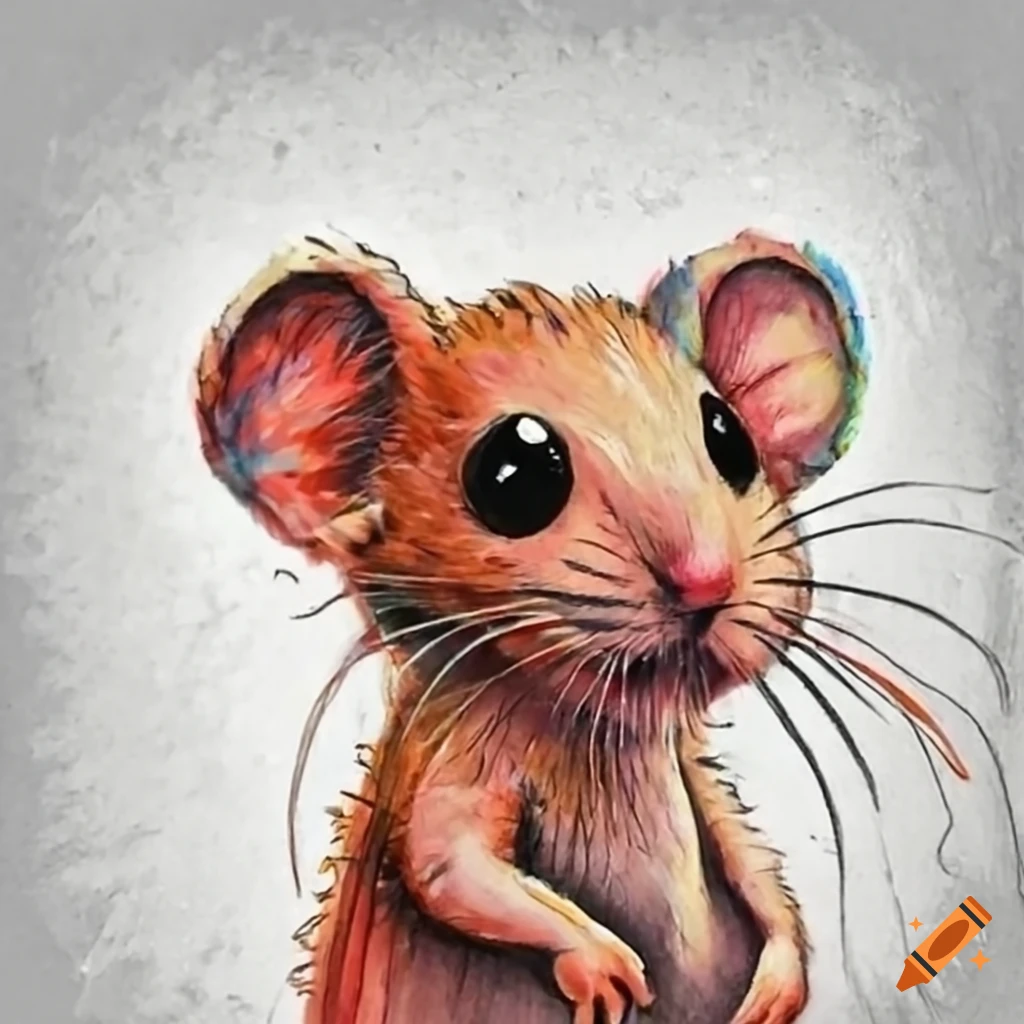 Cute little brown mouse