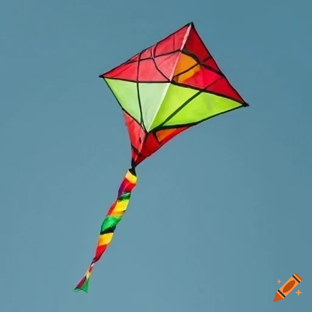 Triangle kite with handle