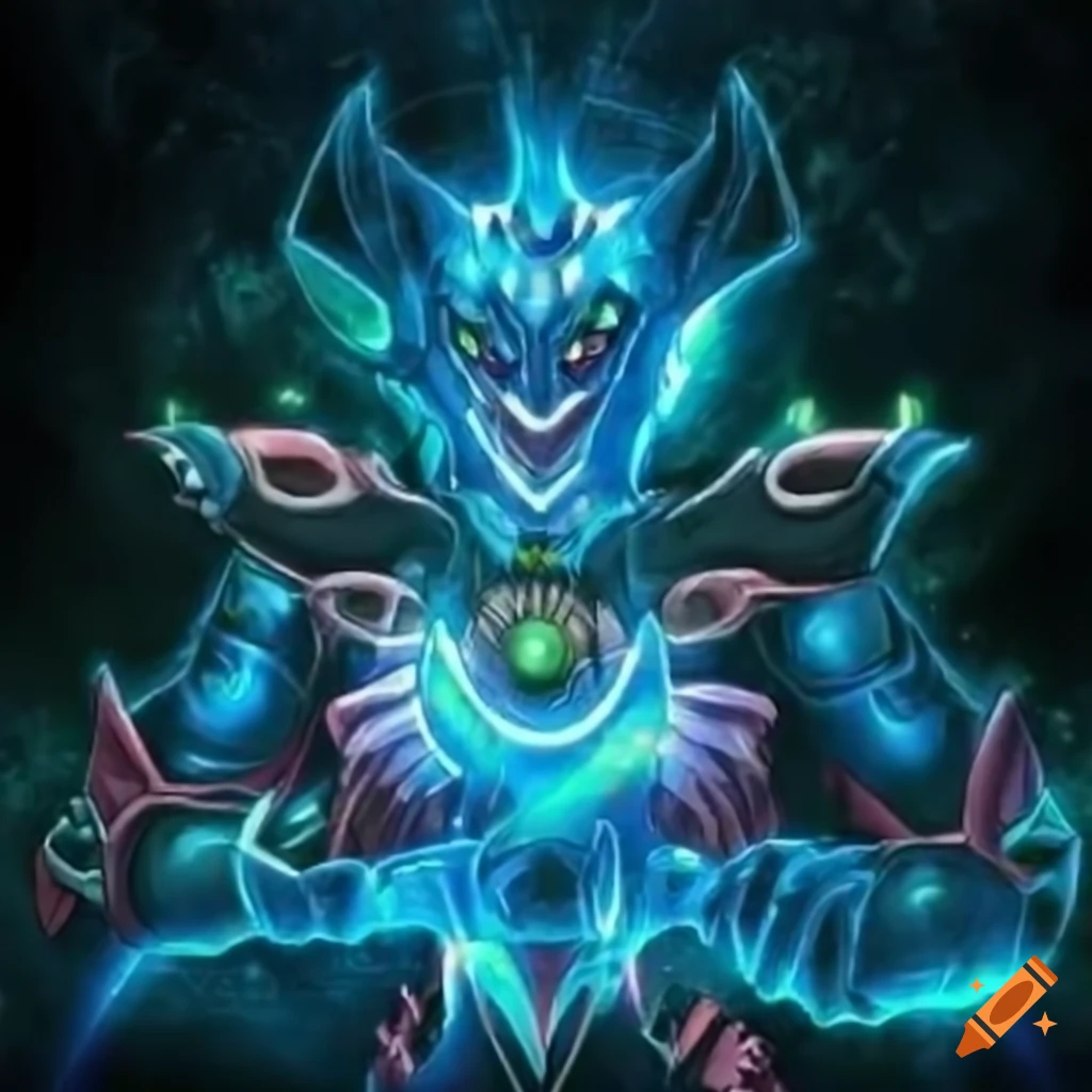 Yu-gi-oh! card art in hd full screen on Craiyon