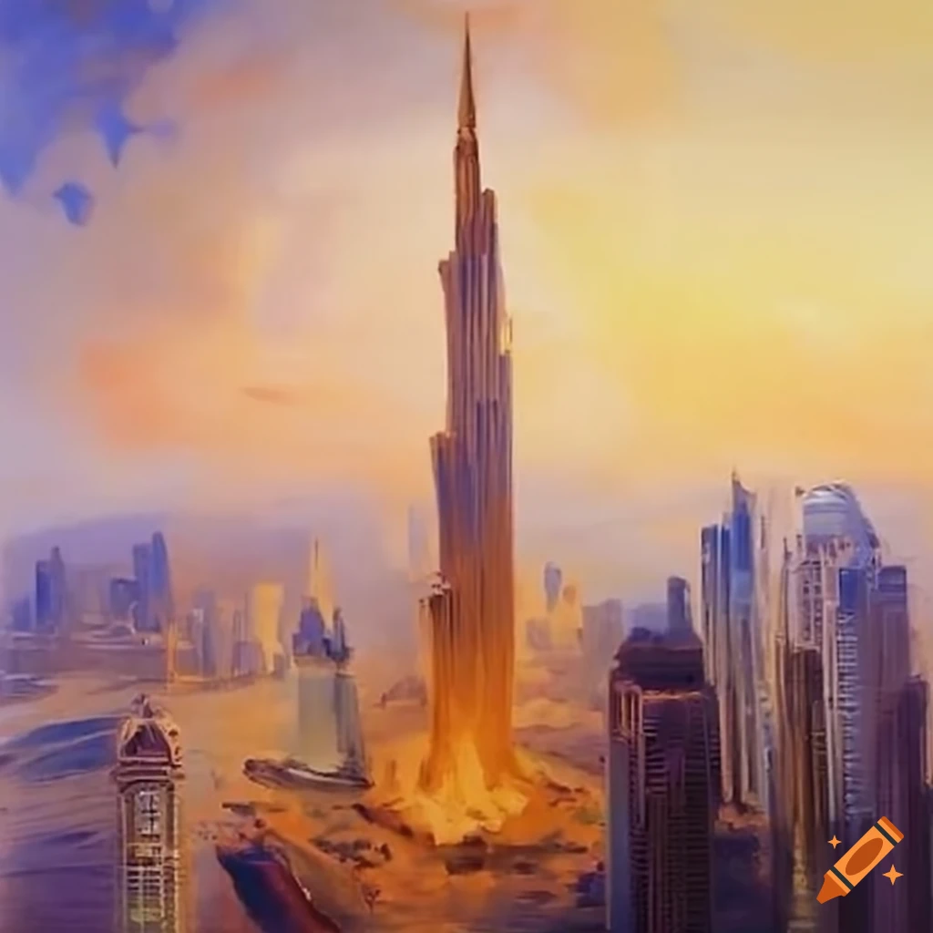 Dubai in Will Turner's painting