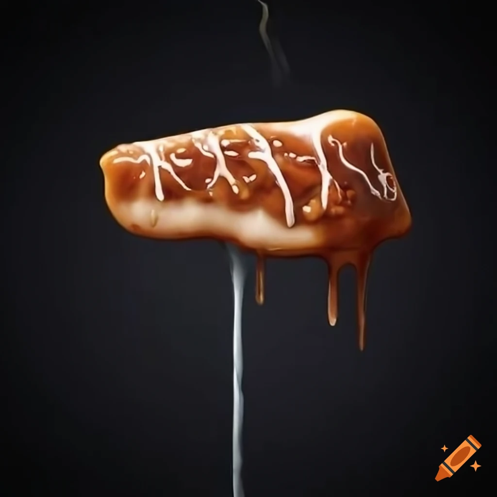 Delicious T-bone steak with dripping gravy