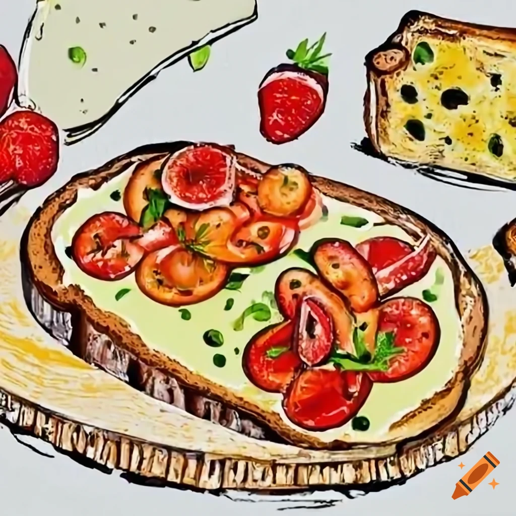 Toast with Sucuk and cheese