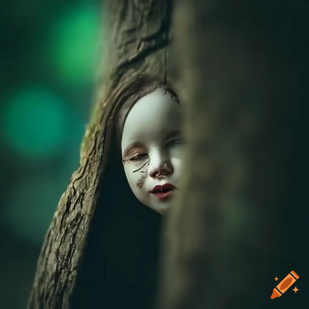 Human tree in a nature setting on Craiyon