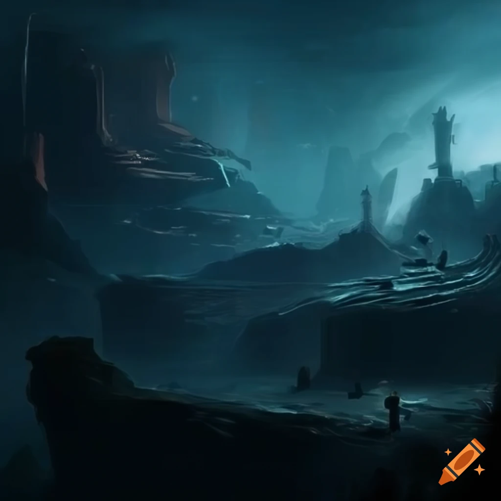 Scifi wallpaper on Craiyon