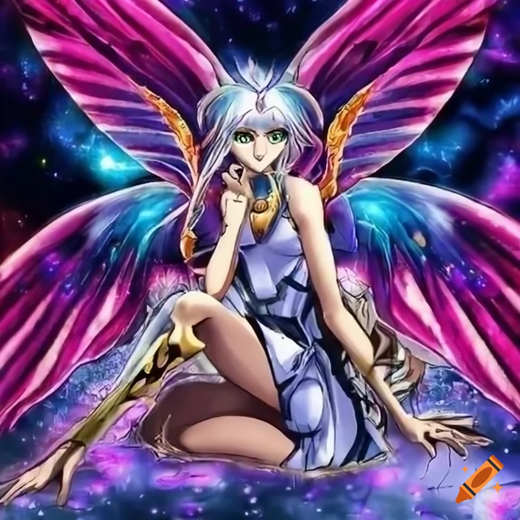 Magical fantasy fairy in Yu-Gi-Oh! card art in HD