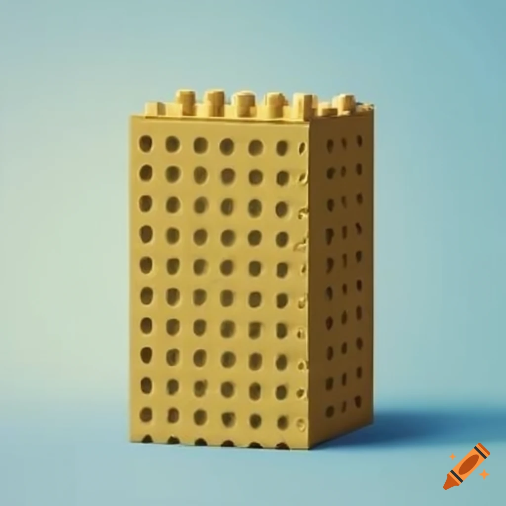Cube lego blocks for concrete formwork