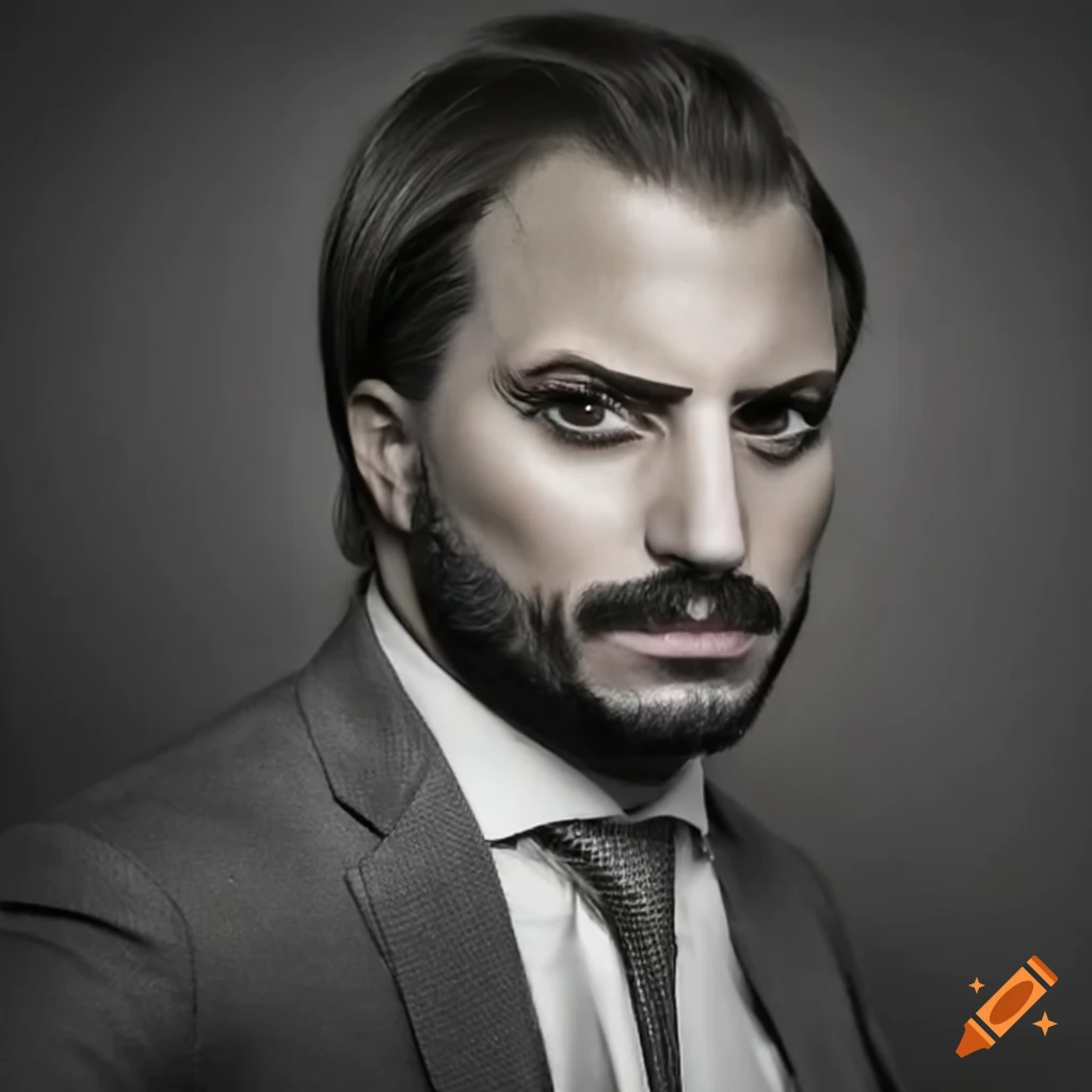 Georges-Louis Bouchez as a drag queen