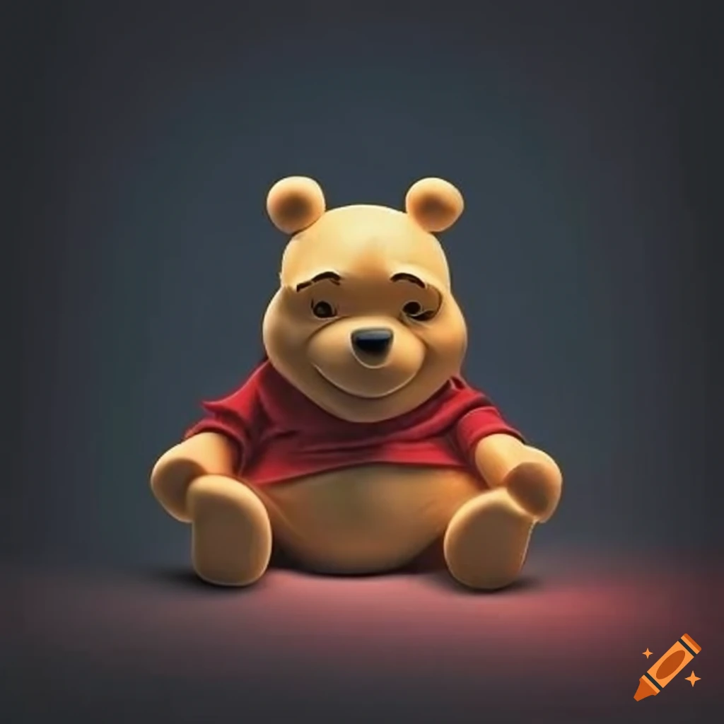 Horror version of Winnie the Pooh book cover