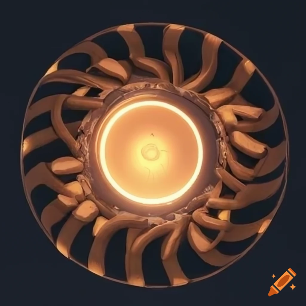 PC fan exhaust cover in organic solarpunk style with nature-inspired design elements