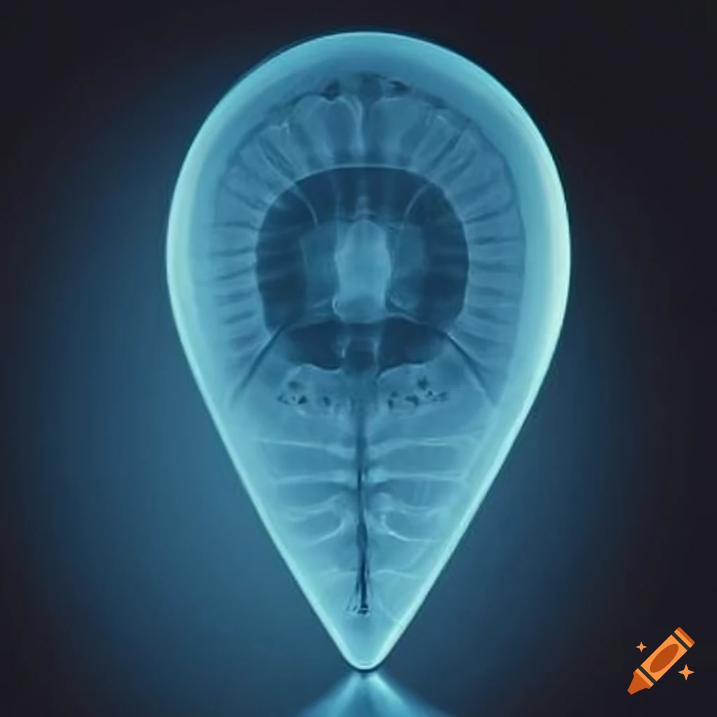Location pin under X-ray view