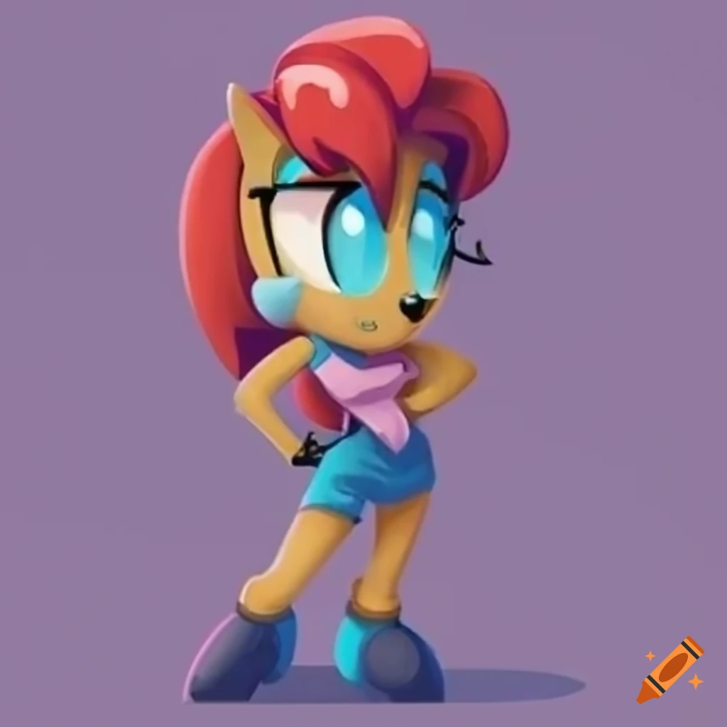Sally Acorn with gray pixie cut hair and glasses in a sleeveless pink shirt