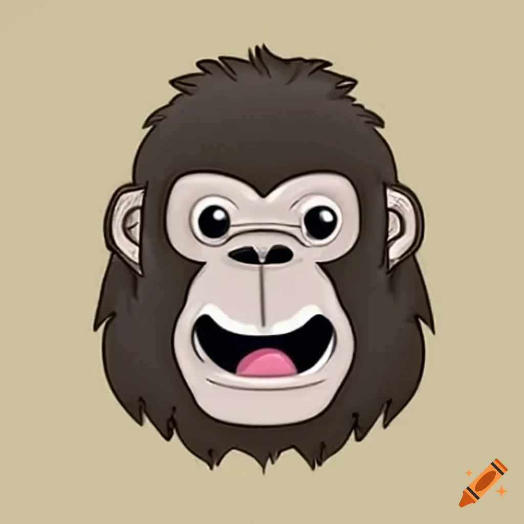 Cute gorilla