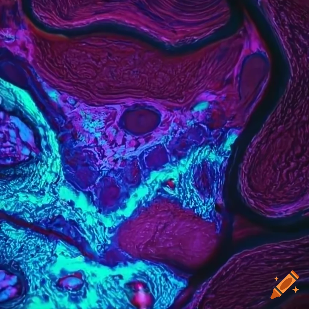 3D representation of fluorescent gene transcripts in tissue slide