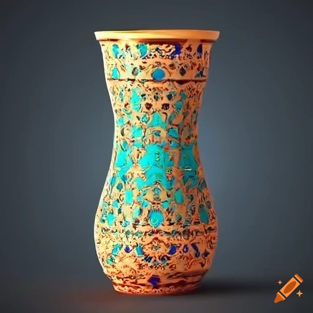 Original high definition arabic vases on Craiyon