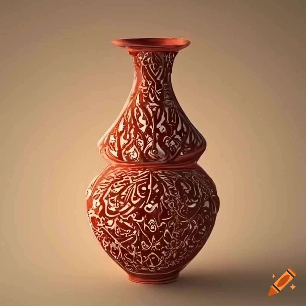 Original high definition arabic vases on craiyon
