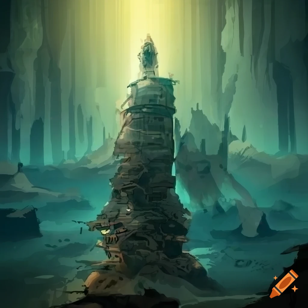 Concept art for a map design