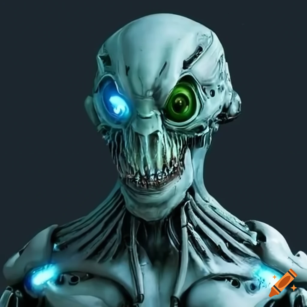 Strange alien cyborg species