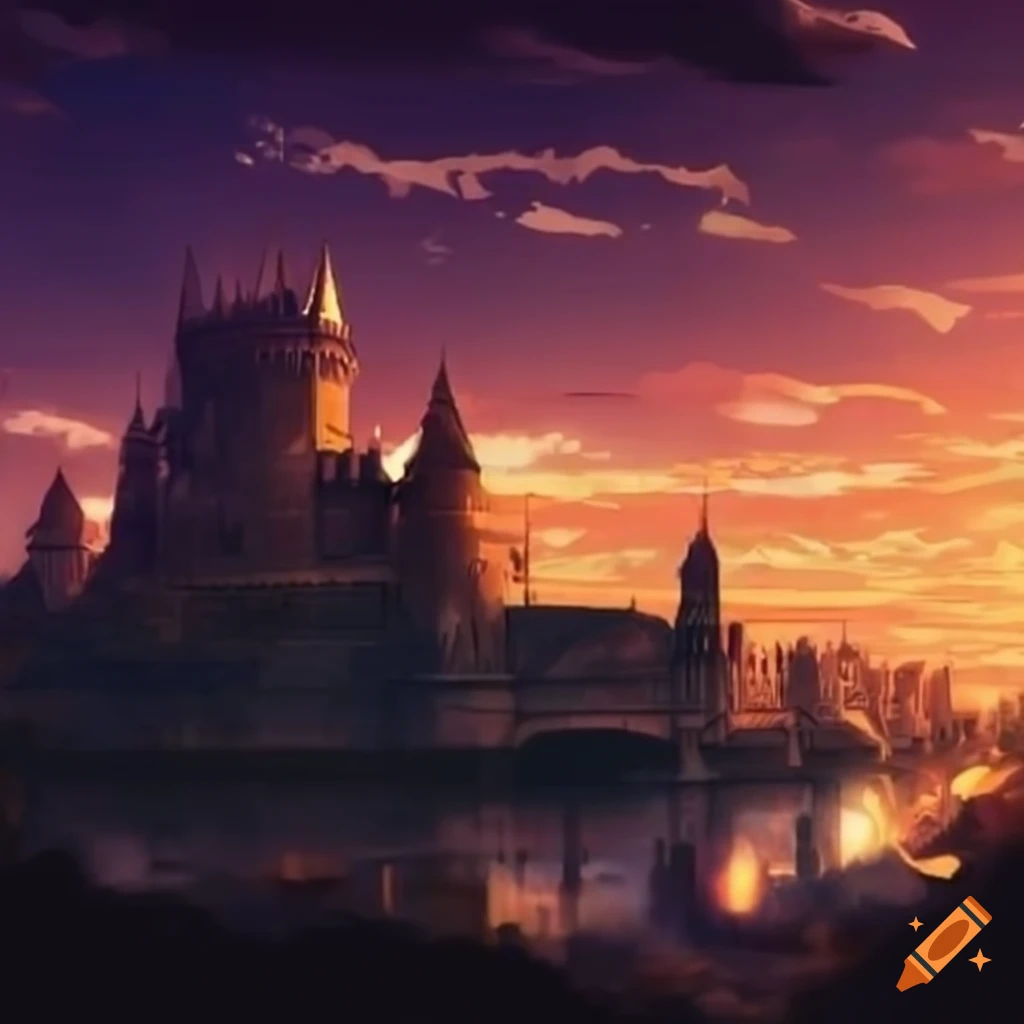 Hungarian castle inspired by zero no tsukaima anime style buildings on ...