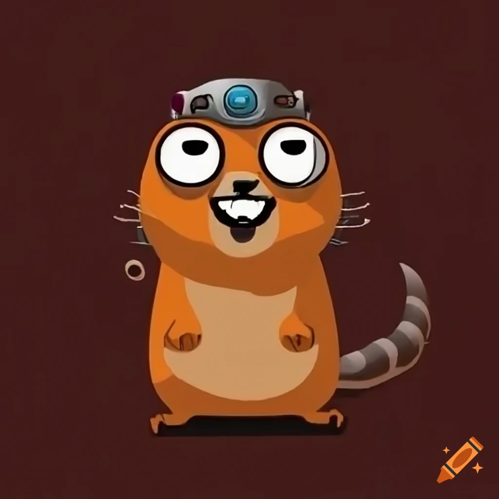Golang gopher exploring a high-tech device with intricate markings on ...