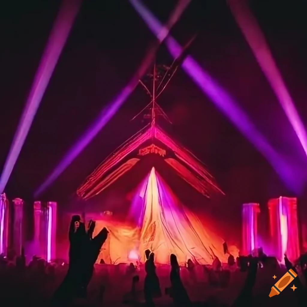 Mumbai rock festival on Craiyon