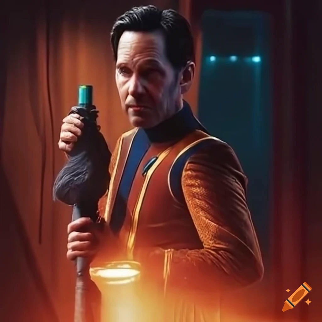 Paul Rudd humorously cleaning radioactive waste on 'Star Trek Discovery'