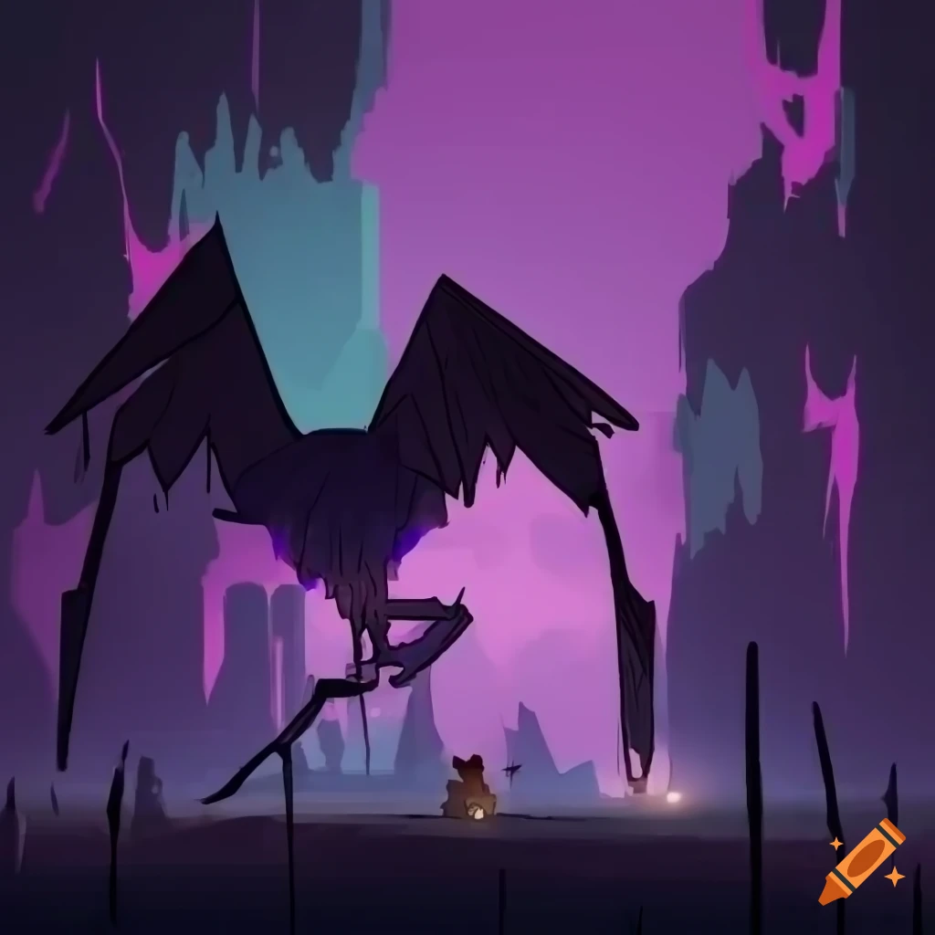 Iterator from rain world game on Craiyon