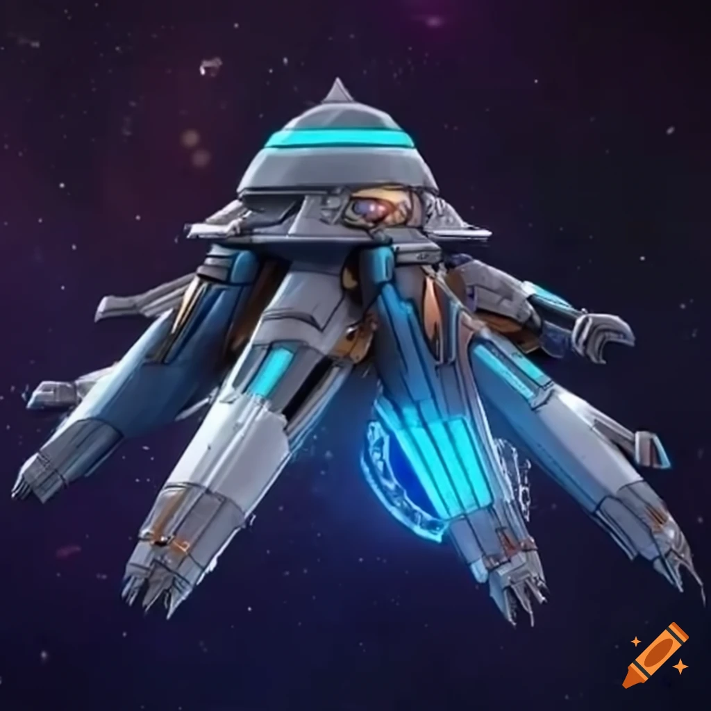 Yugioh-themed spacecraft model for interstellar adventures