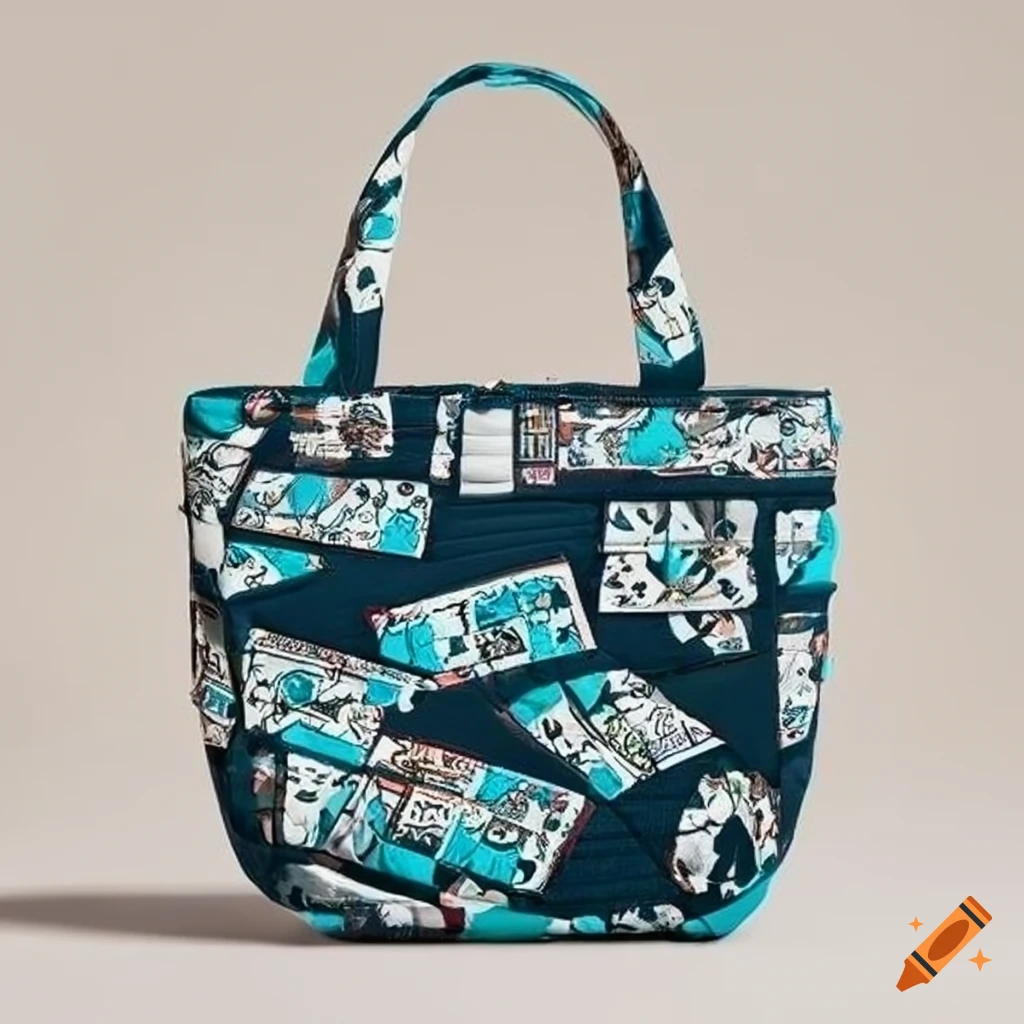 Vera Bradley style bag with Monopoly game print