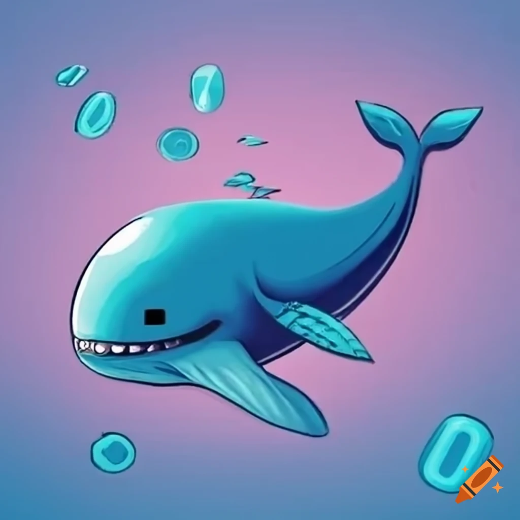Airdropping crypto tokens to whales on craiyon