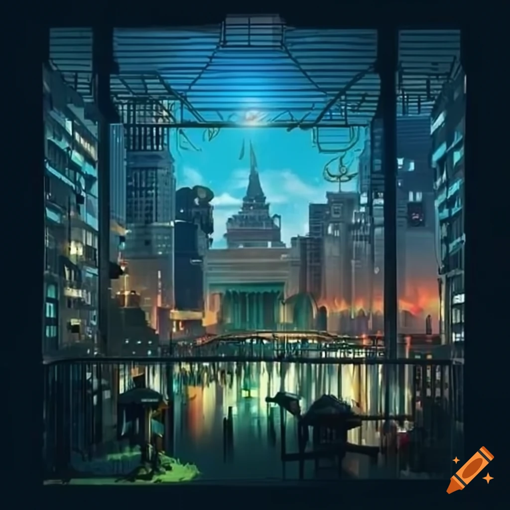 Solarpunk square image