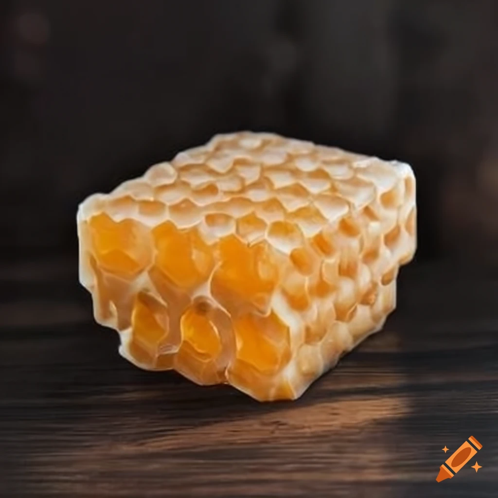 Honey comb shaped soap