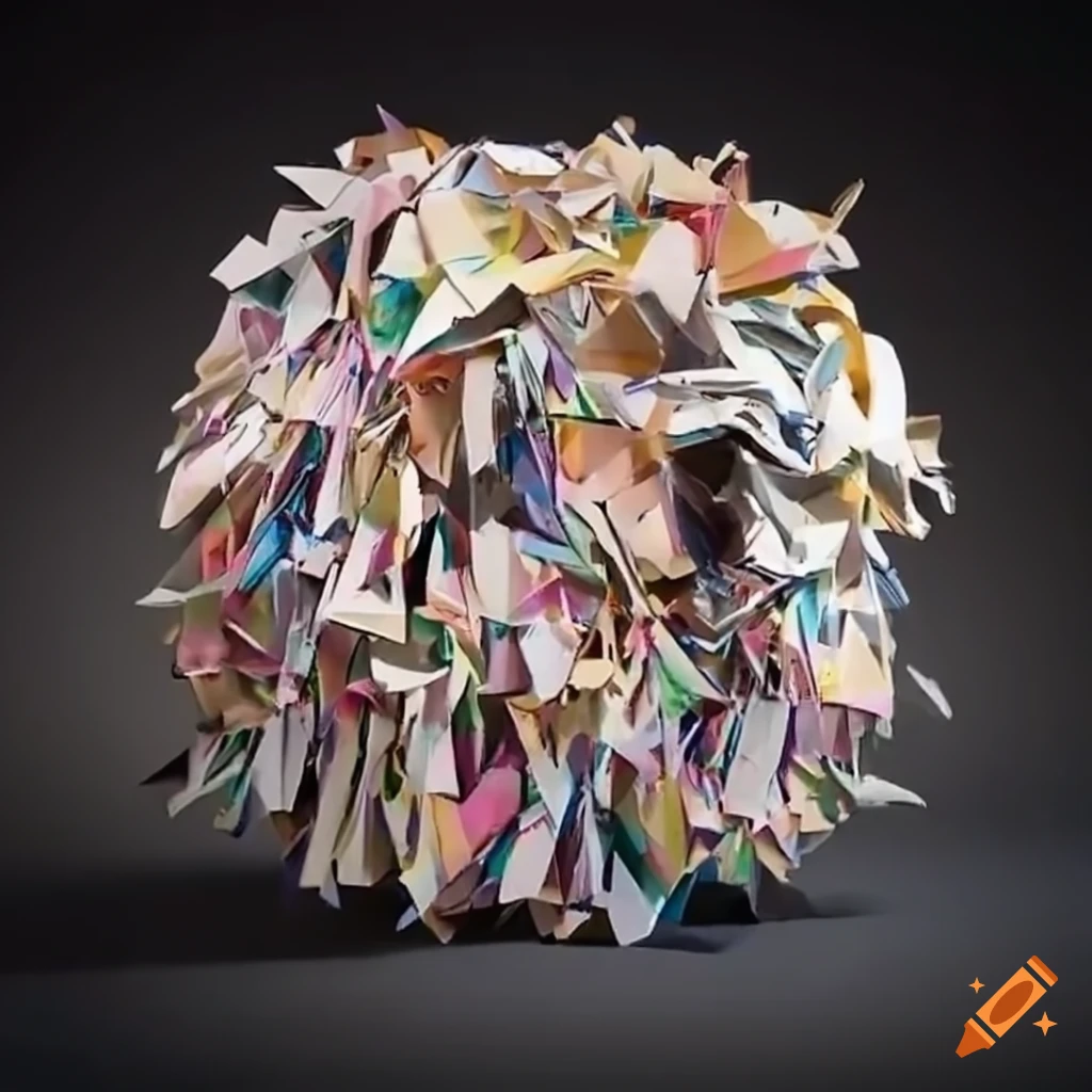 Transformation of a big amount of paper into one paper