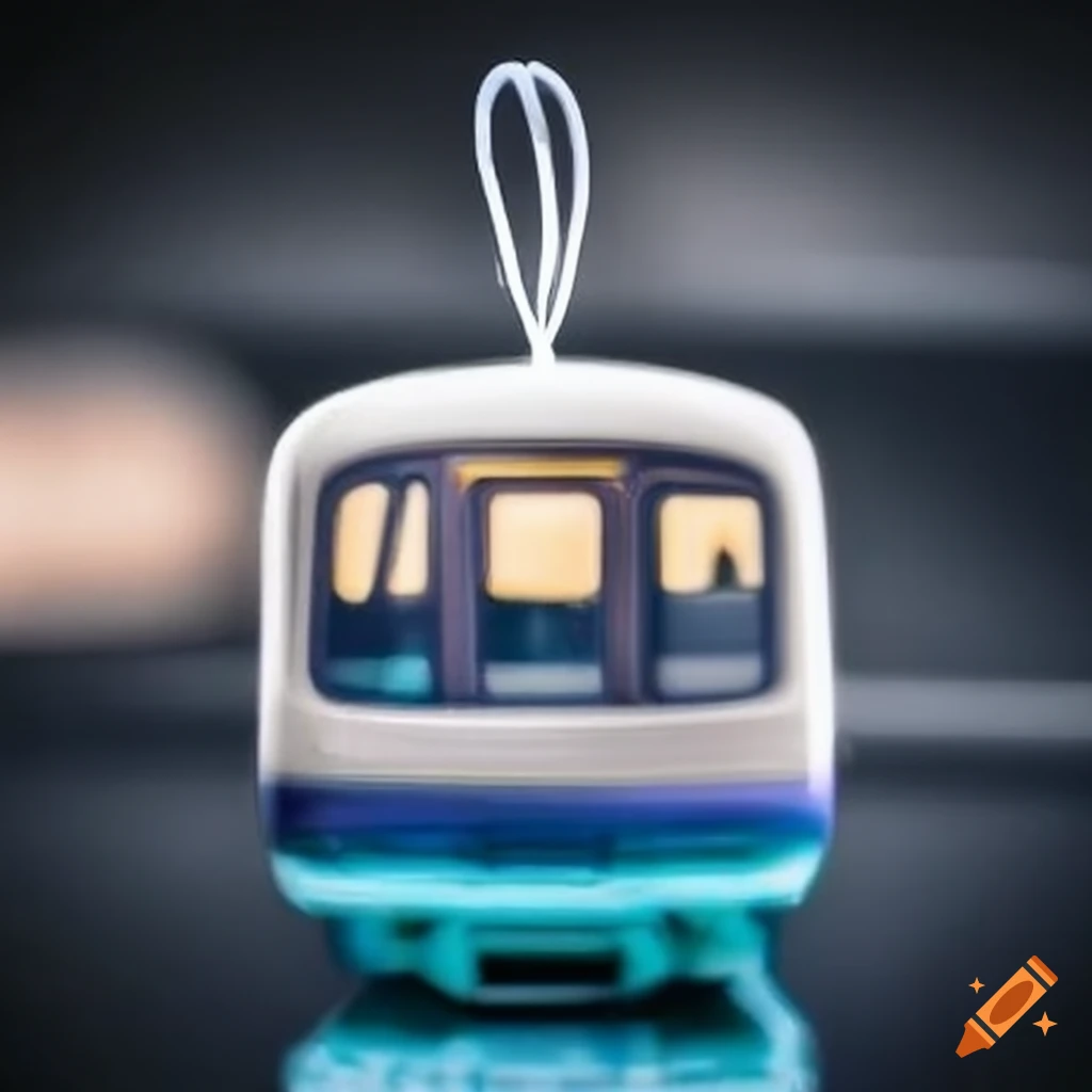 Subway carshaped car freshener on Craiyon