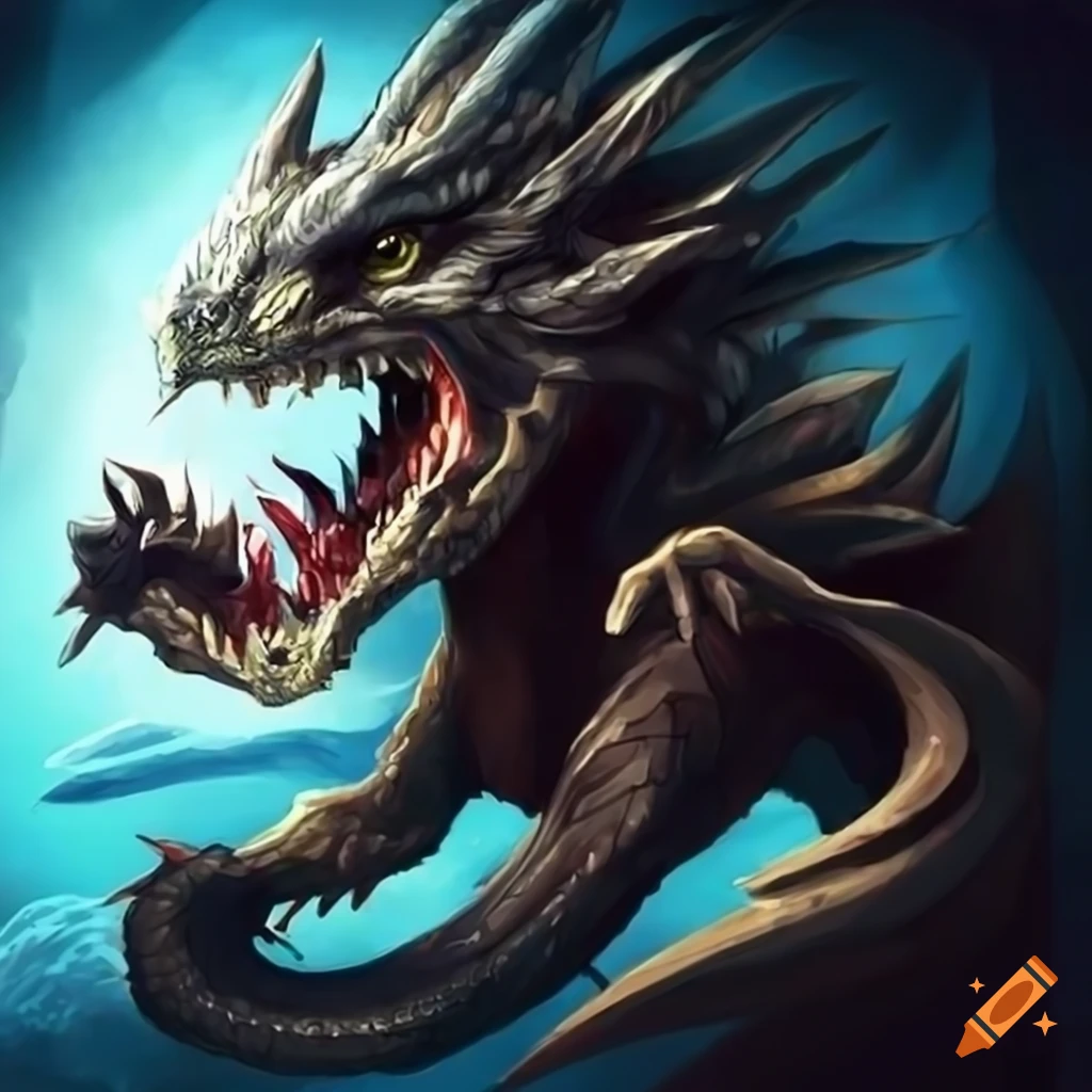 Dragon with a broken jaw