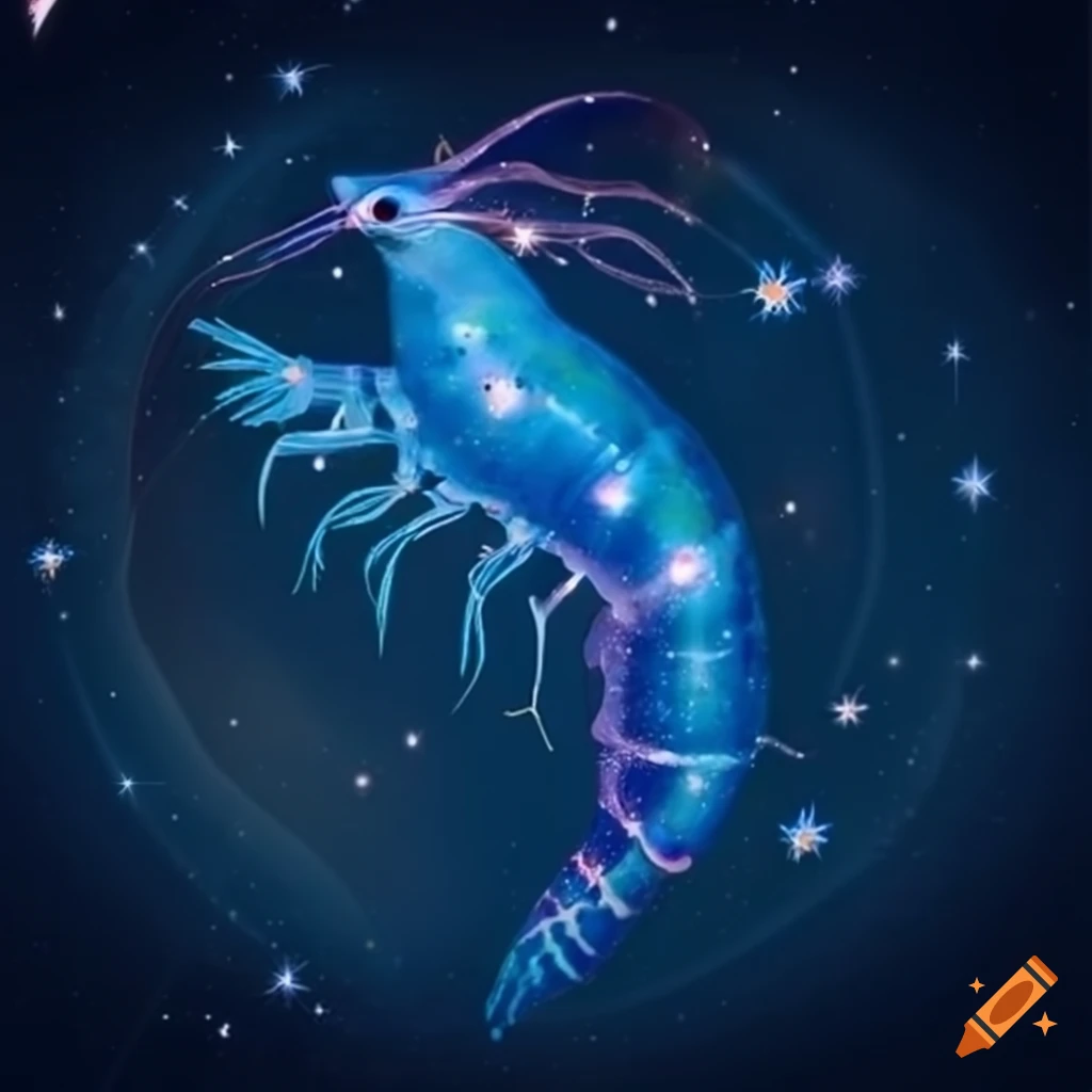 Shrimp zodiac constellation
